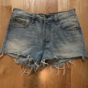 Levi 501 denim shorts